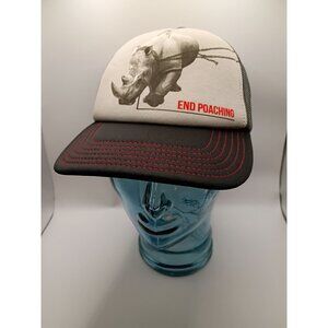 The Mountain 2017 Rhino Hat "End Poaching" Adjustable Snapback Hat Cap
